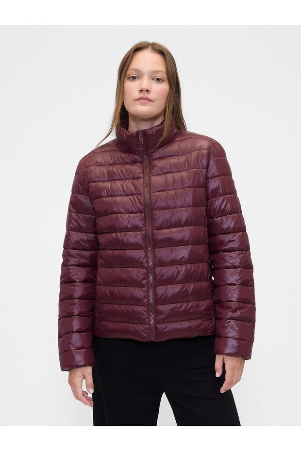 Kadın Bordo ColdControl Şişme Ceket - 1