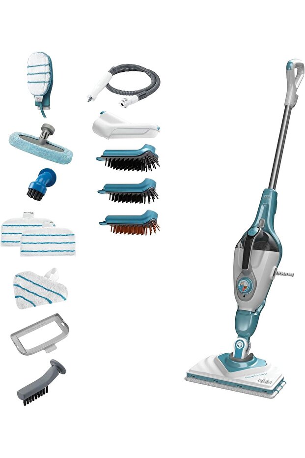 BLACK+DECKER 2-In-1 Steam-Mop With Delta Head, Steamitt With Autoselect Superheated Steam And 15 Acc