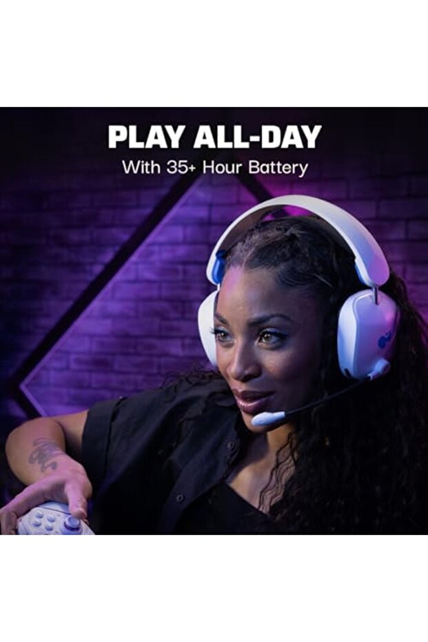 سماعة رأس لاسلكية PS5 PHANTOM باللون الأبيض - 7