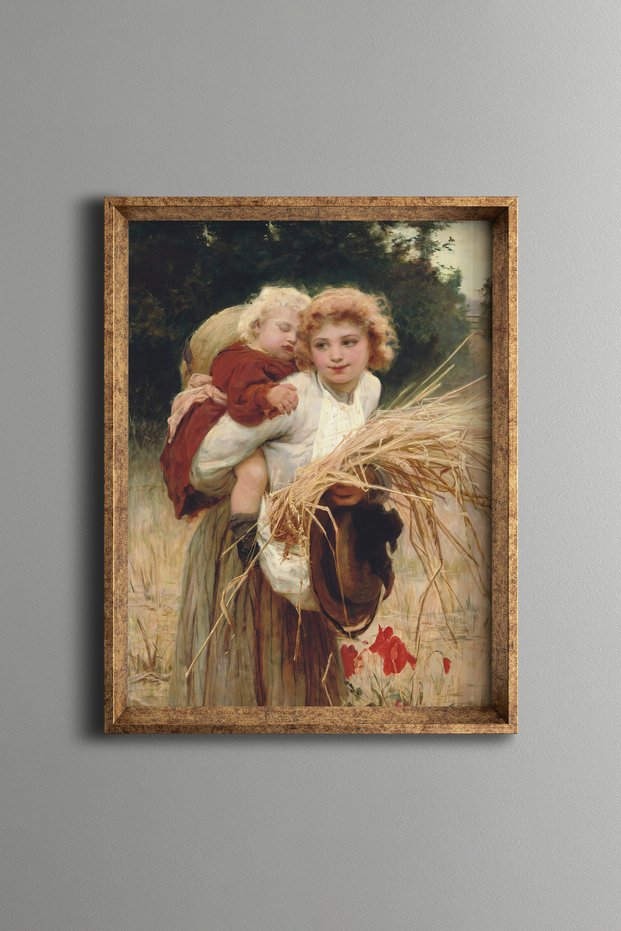 Continuous Care by Frederick Morgan - Vintage Pattern Frame