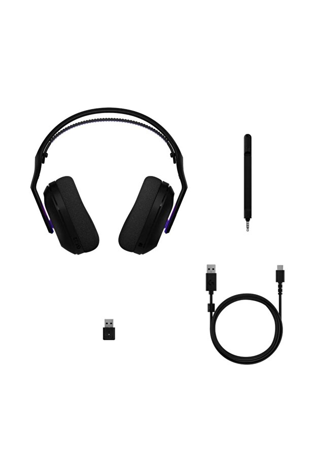 G G522 LIGHTSPEED LIGHTSYNC RGB Kablosuz Bluetooth Oyuncu Kulaklığı - Siyah - 5