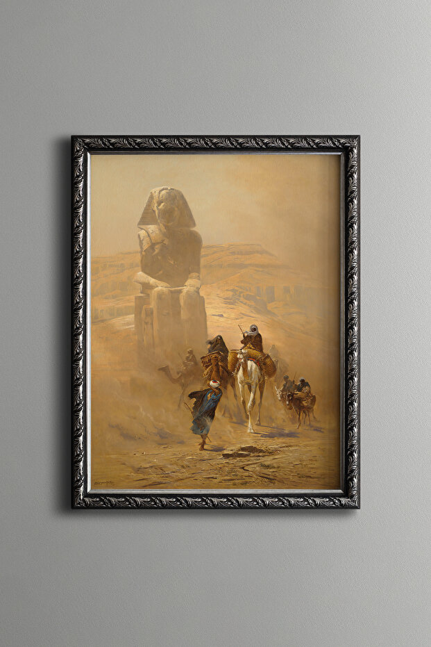 ال Sphinx - إطار منقوش عتيق