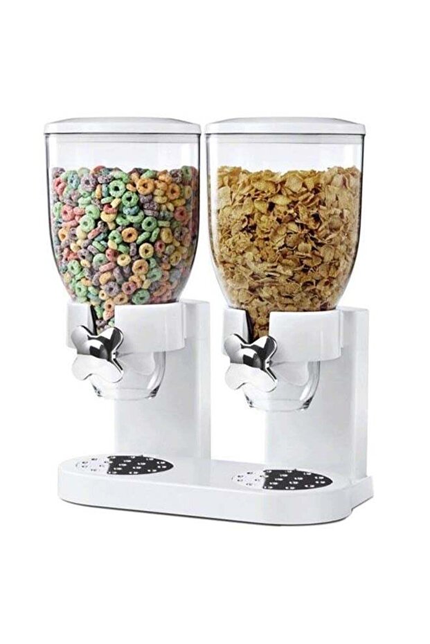 Double Cereal Storage Container - 1