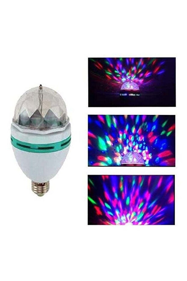 مصابيح مسرح LED RGB مع خاصية التحكم الصوتي وكرة سحرية بلورية ومسرح ليزر متعدد الألوان