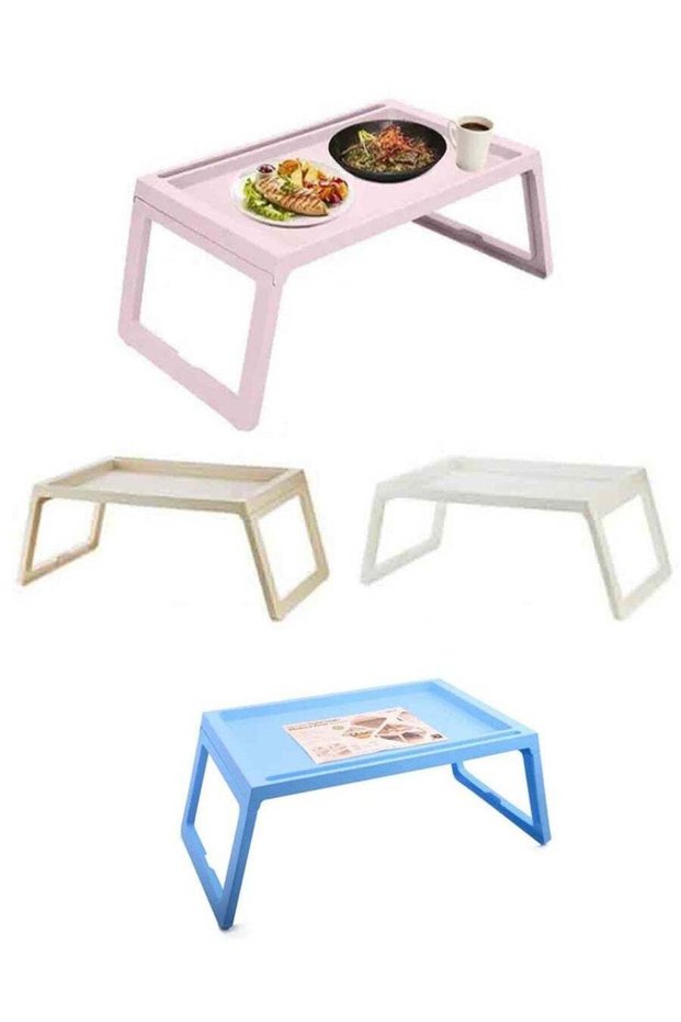 Set of 4 multi-colored folding tables