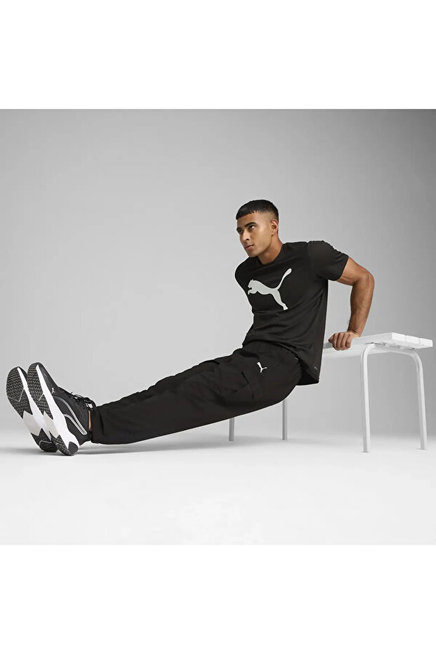 TAD TECH Woven Cargo Siyah Erkek Eşofman Altı - 5