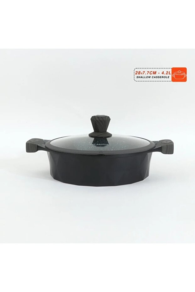 طقم أواني طهي جرانيت 13 قطعة - 7