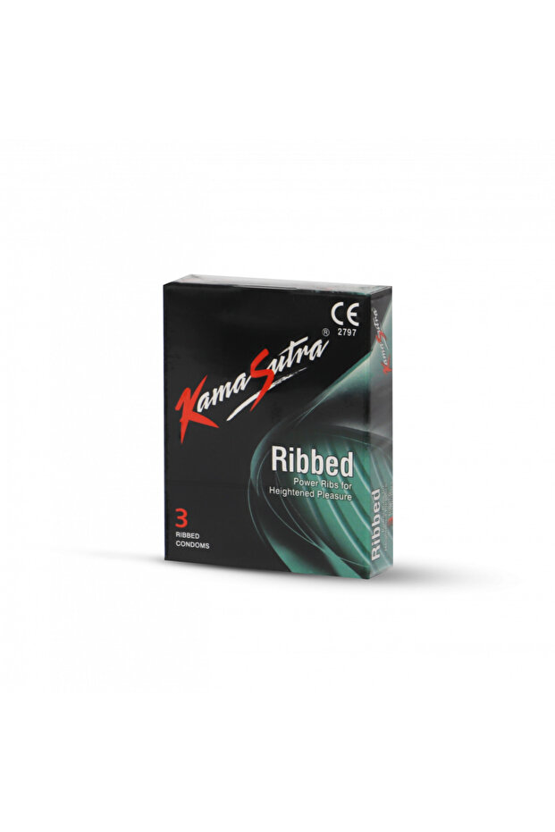 واقيات ذكرية مضلعة، 3 قطع - 1