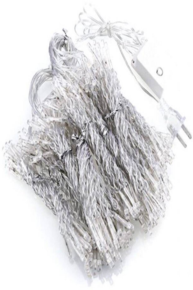 White curtain light with 8 modes remote control, USB, suitable for bedrooms and parties