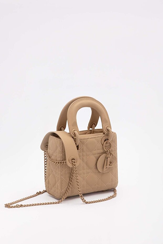 Brown Mini Chain Accessory Handbag - 2