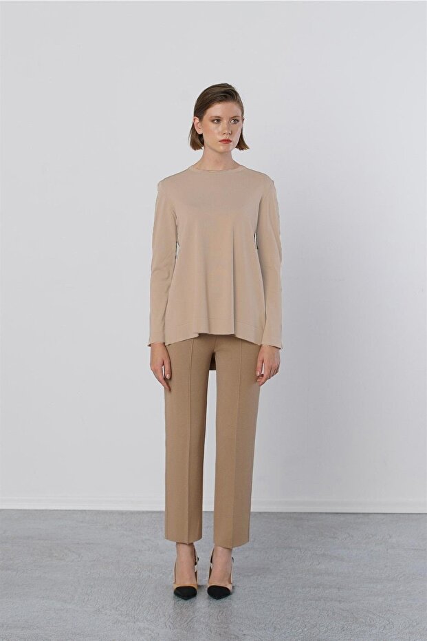 902 Balon Kol Merserize Tunik - 1