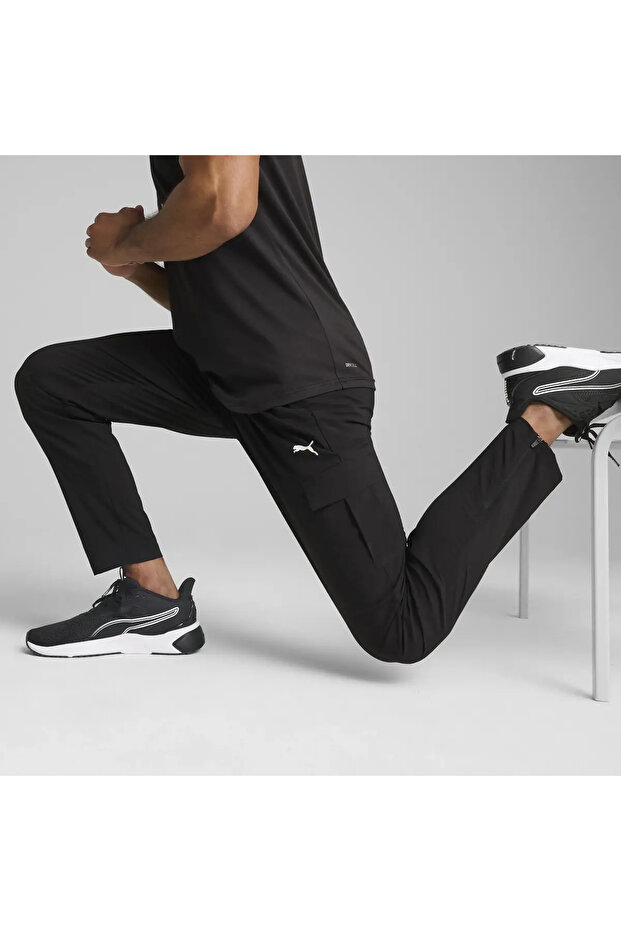 TAD TECH Woven Cargo Siyah Erkek Eşofman Altı - 3