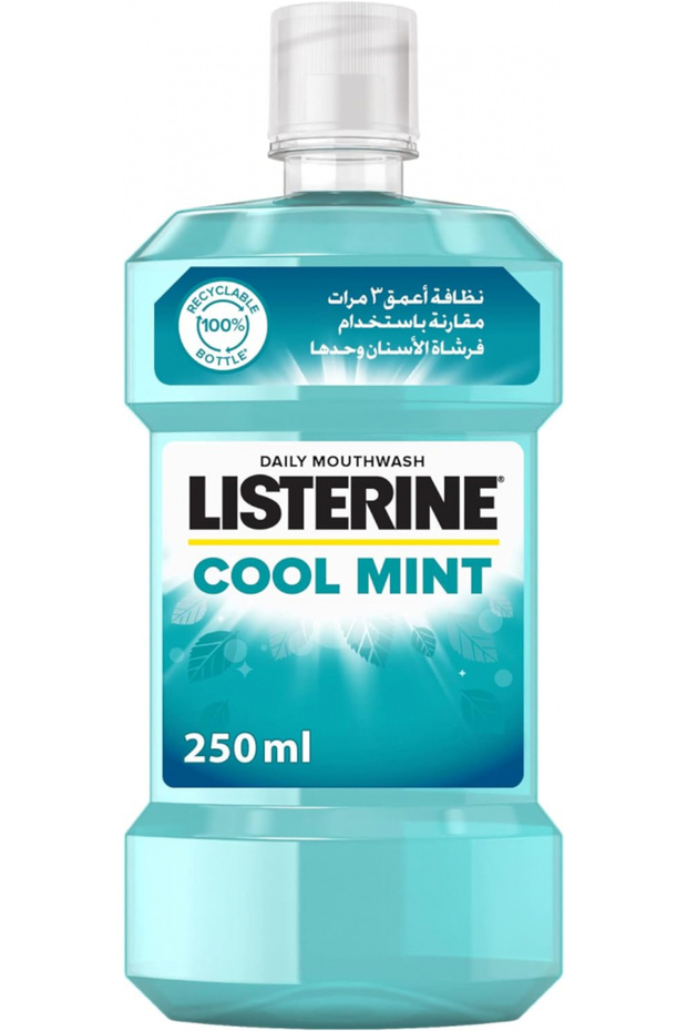 Cool Mint Daily Plaque Reduction Oral Rinse Antiseptic Mouthwash (250ml)