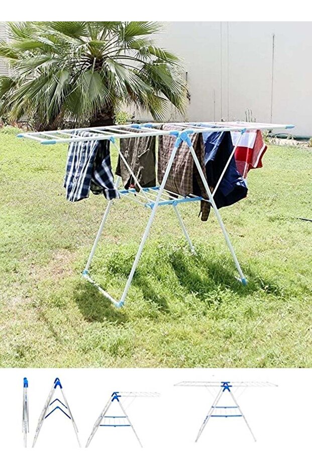 رف تجفيف داخلي قابل للطي - 1