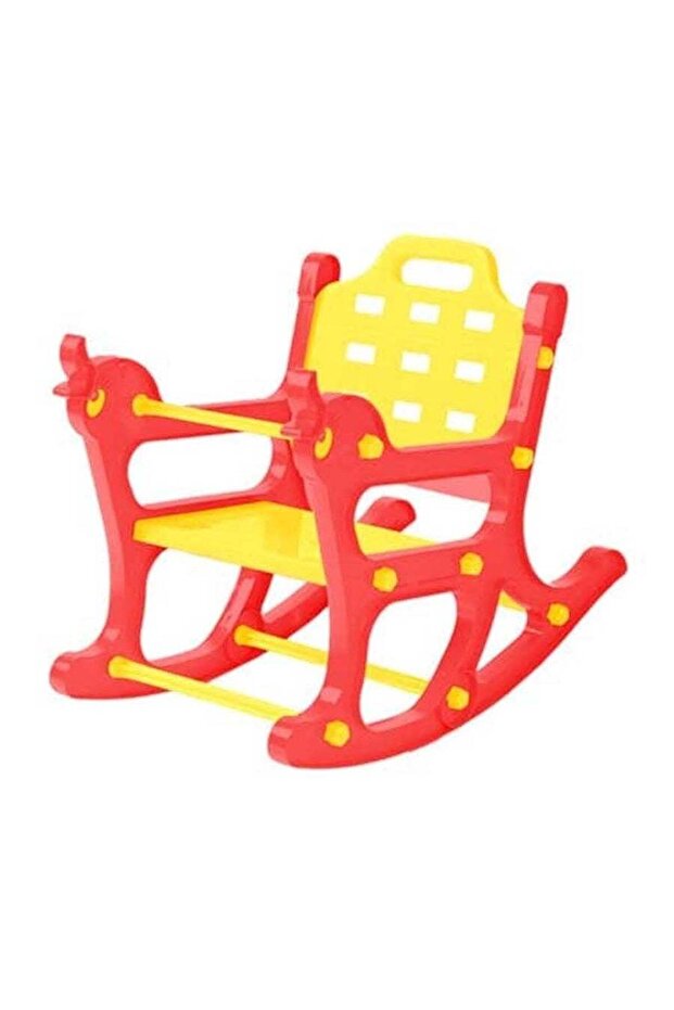 Multi-colored plastic swinging chair - 1