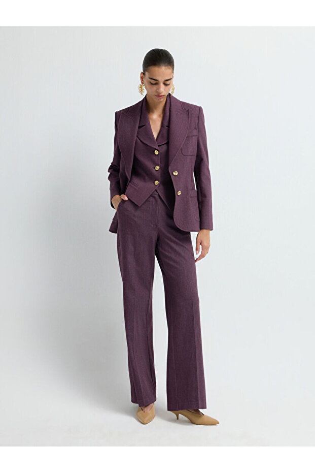 Denim Görünümlü Ceket - 4