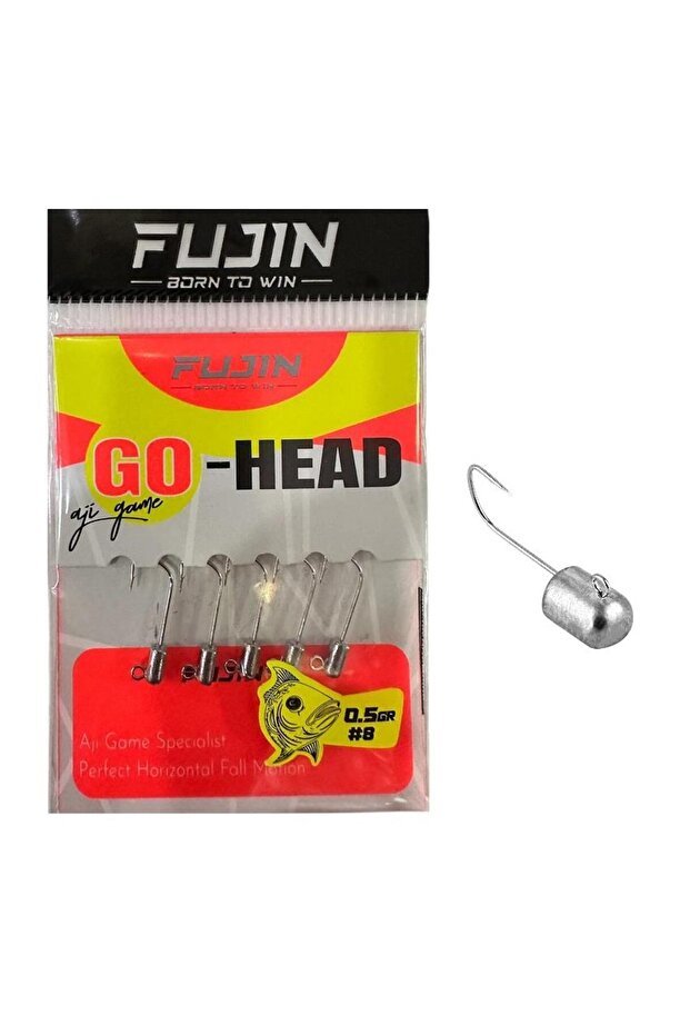 Go-Head Aji Game Jighead Zoka 8 No 0.5gr 5 Adet - 1