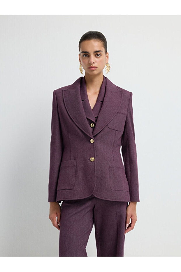 Denim Görünümlü Ceket - 1