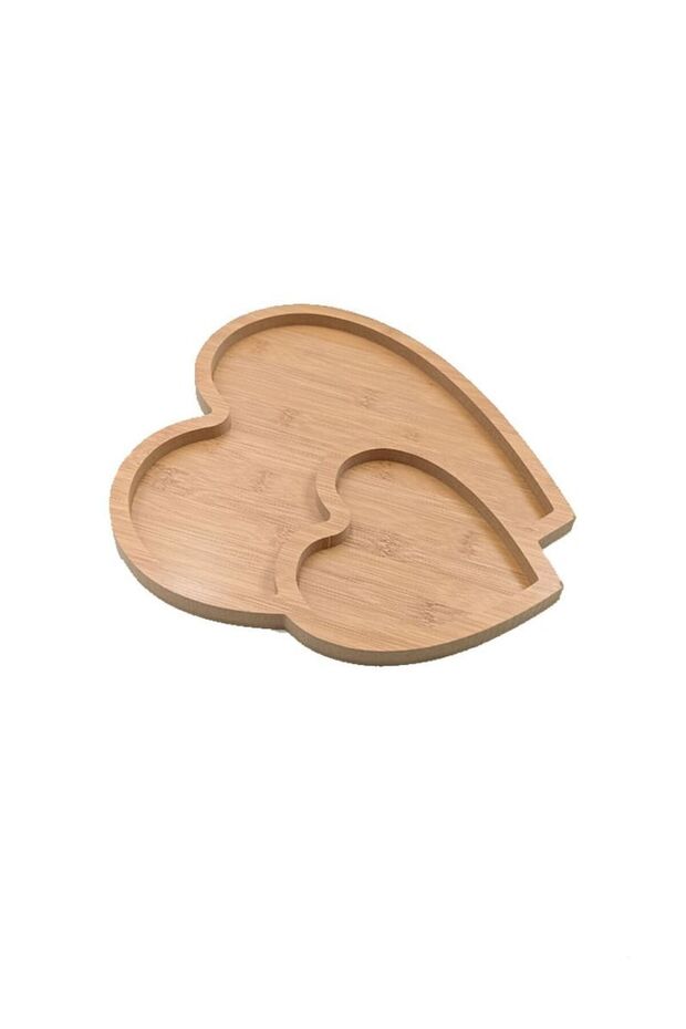 Serving dish divided into 2 sections 30x30cm - 1