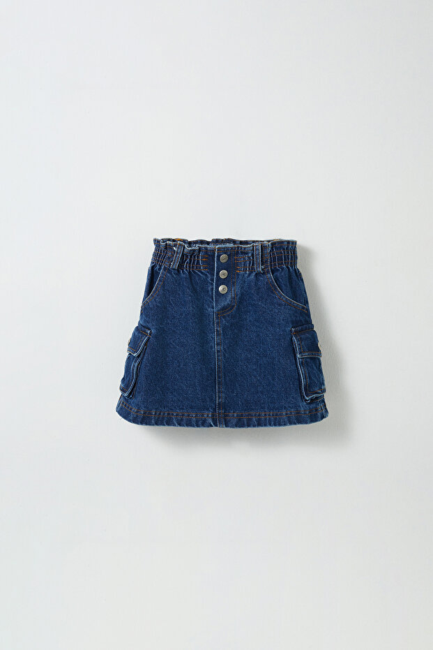 Bella Mini Denim Etek - 5