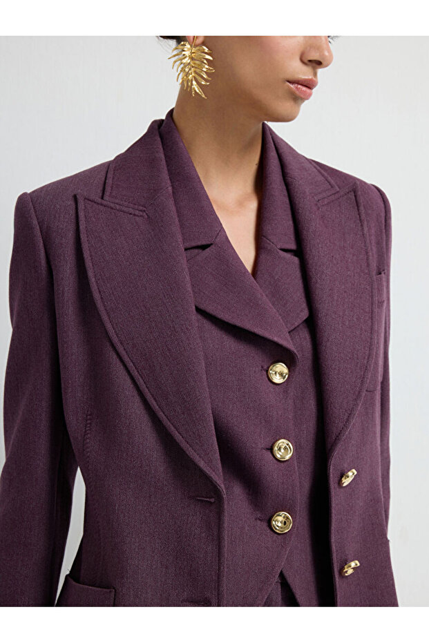 Denim Görünümlü Ceket - 3