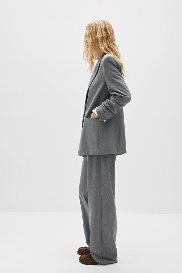 بنطلون أنيق بخصر مرتفع - 1