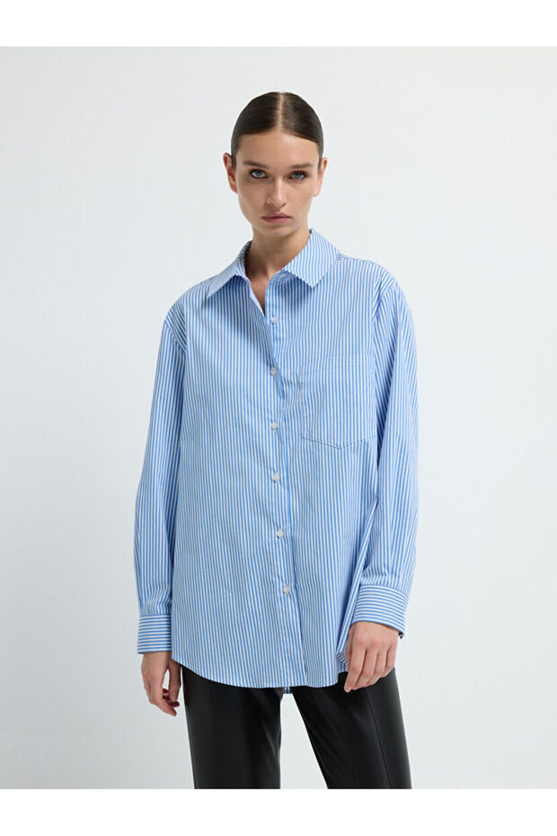 Uzun Kollu Gömlek - 1