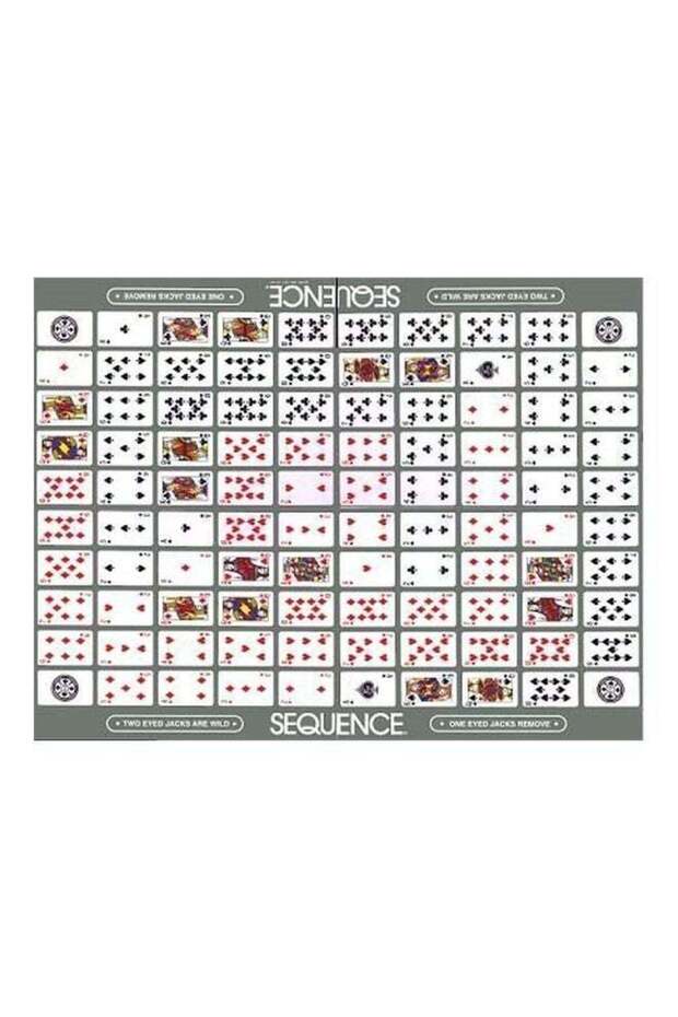 مجموعة ألعاب بطاقات التسلسل المكونة من 135 قطعة - 1