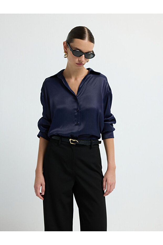 Uzun Kollu Gömlek - 1