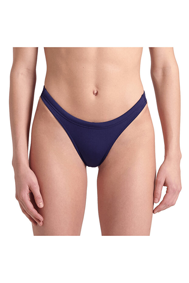 Team Swim Bottom Solid Women's Navy Blue Swimmer Bikini Bottom 004769750
