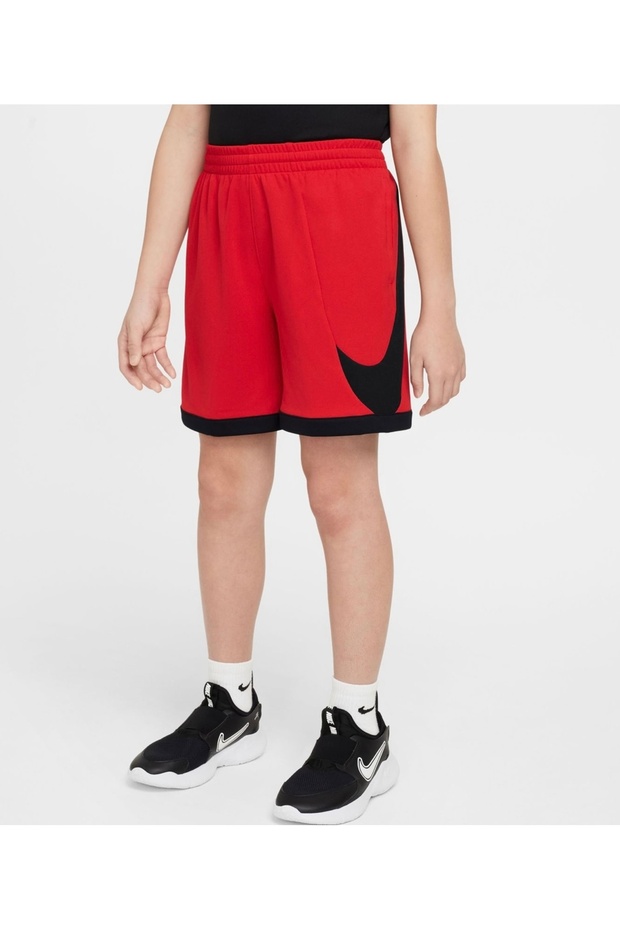 DRİ FIT MULTİ SWOOSH ÇOÇUK KIRMIZI ŞORT - 4