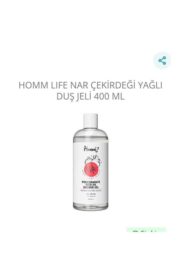 Nar Çekirdeği Yağlı Duş JELI 400ML. - 1