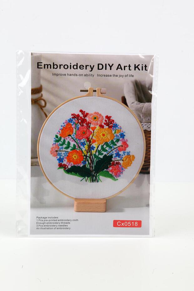 Çiçekli nakış kiti - 1
