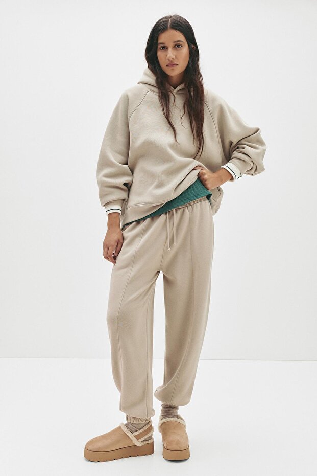 Oversize kapüşonlu sweatshirt - 2