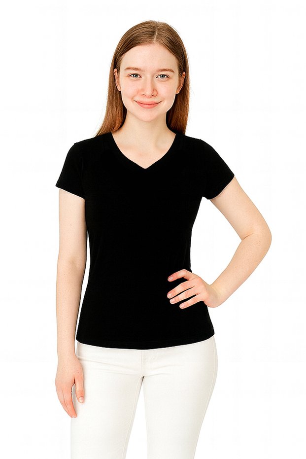Short Sleeve V-Neck T-Shirt