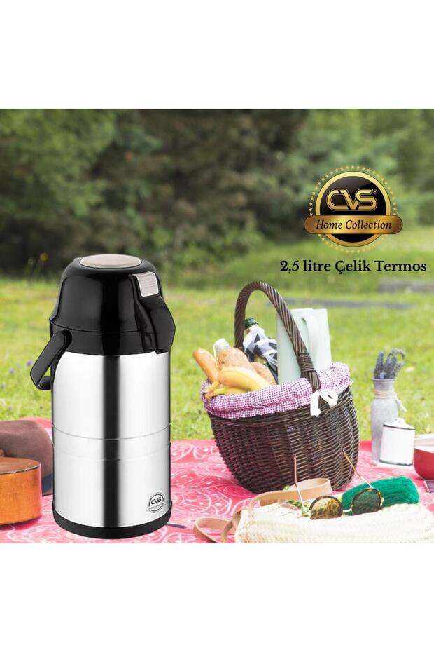 DN 3526 2,5 Litre Çelik Termos - 1