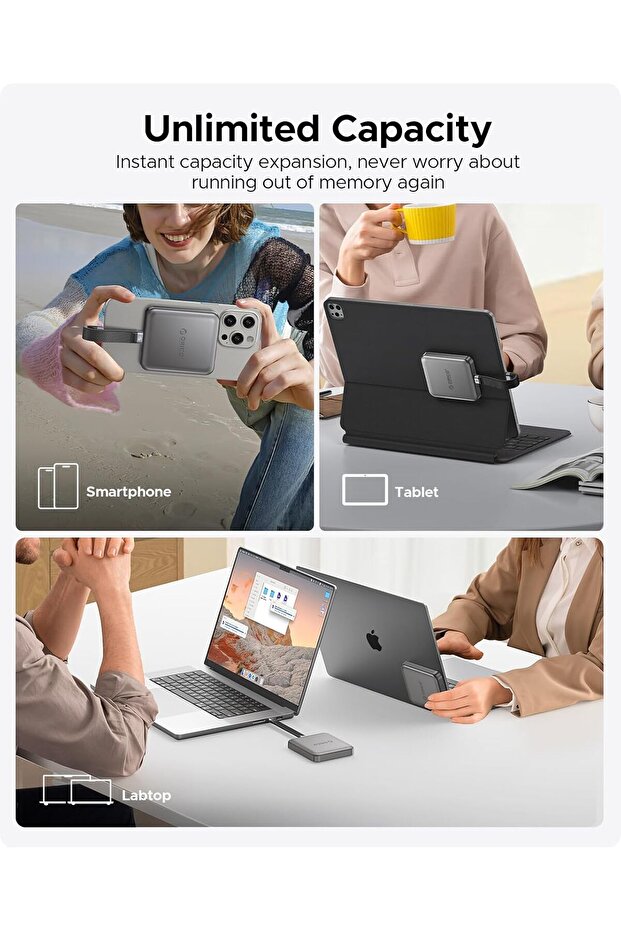 1TB Magnetic External SSD (A20PLUS) - 2000MB/s, USB-C, Portable, 4K ProRes HDR - 3