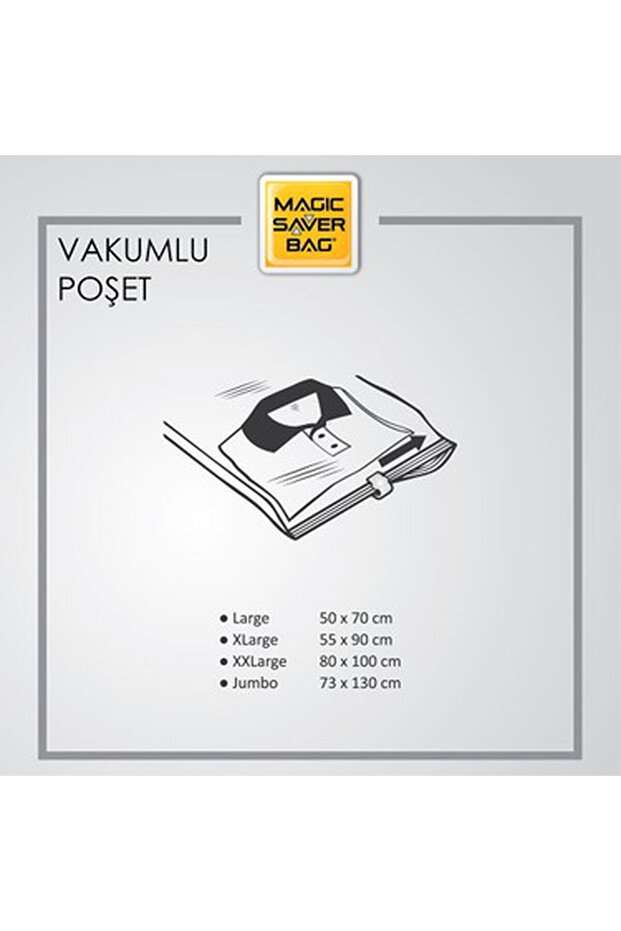 2 Adet (73x100)cm Seç&Al Vakumlu Hurç-Vakumlu Poset-Yorgan Hurcu Seti - 5