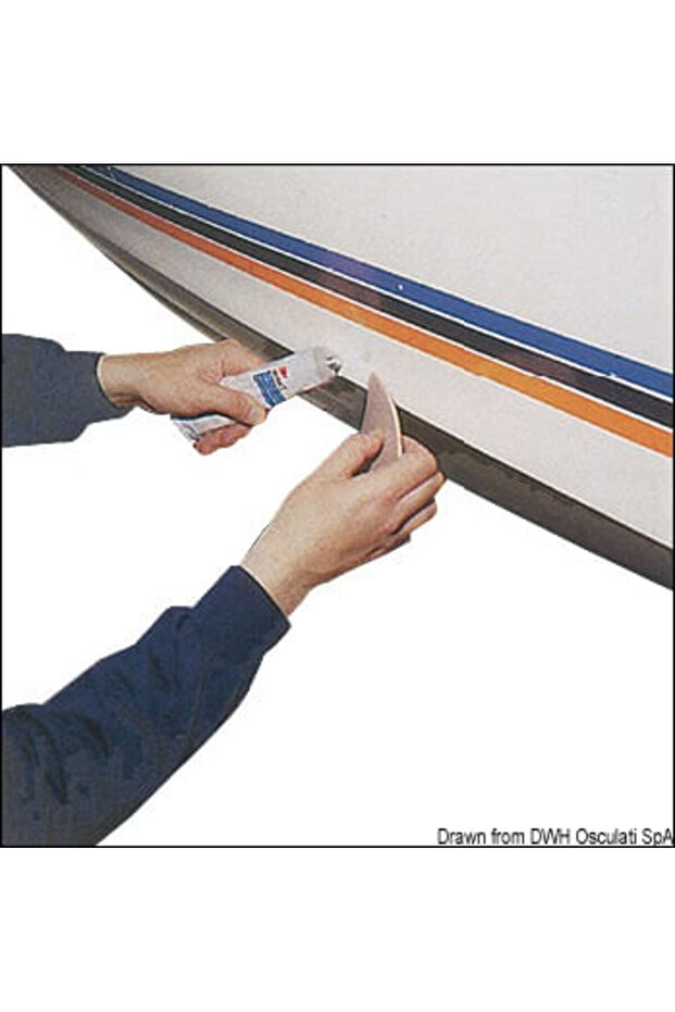 Chit acrilic marin alb - 2