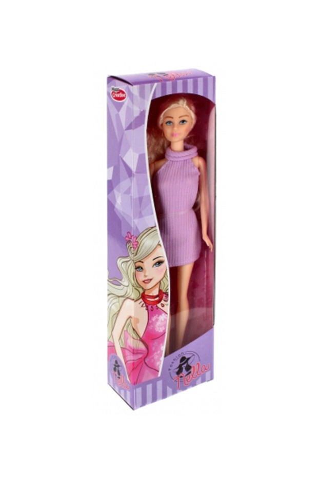 Păpușă de modă, violetă, 29 cm