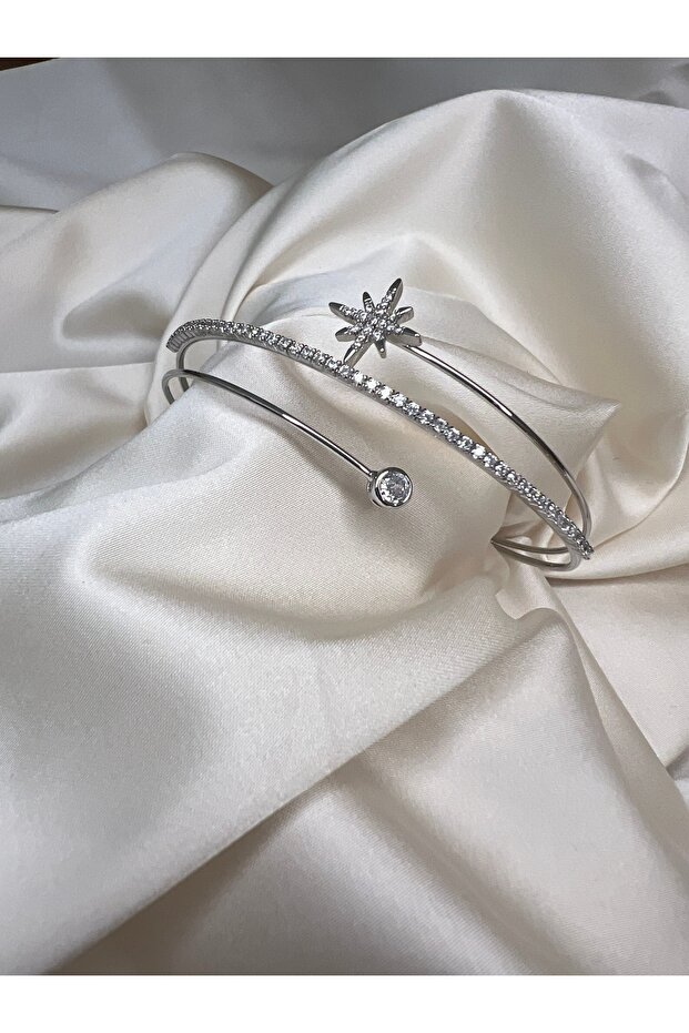 Çelik Silver Lodestar Bilezik - 1