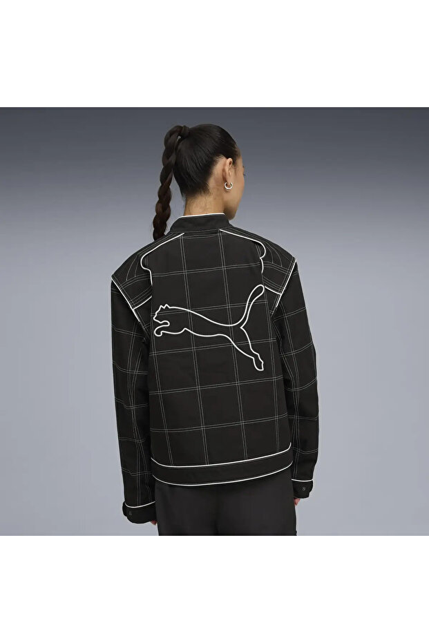 Racer Jacket Siyah Erkek Mont - 4