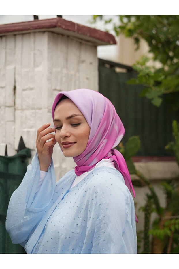 ÇİÇEK DESEN SOFT EŞARP - 3