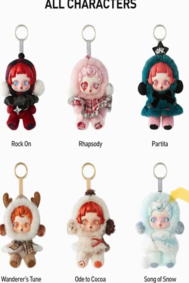 Skullpanda 1 Adet+Crying Again Cry Baby 1 Adet Sürprize Paket+Kalp Charm Hediye - 3