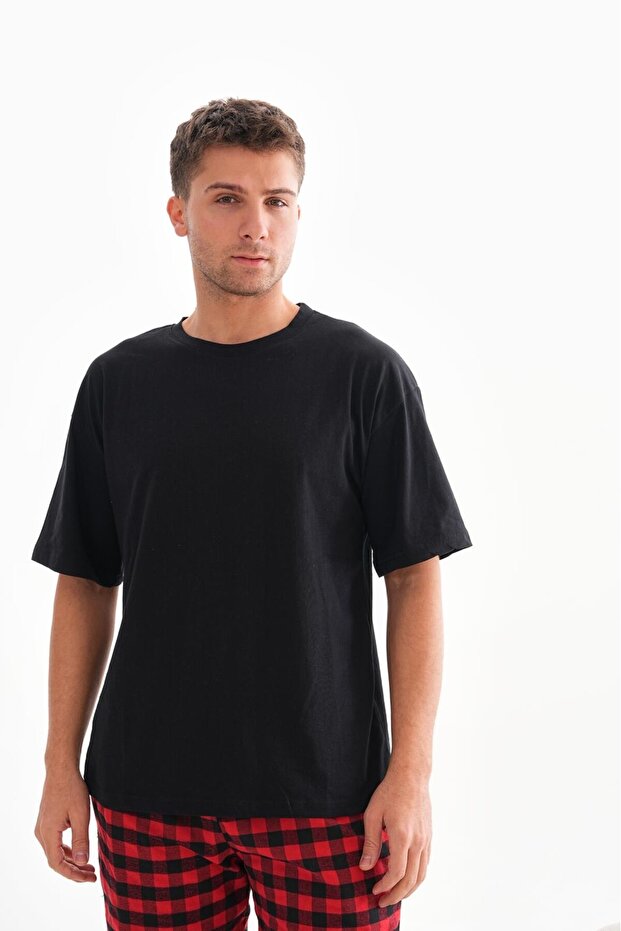 Мъжка тениска Oversize Basic - 5