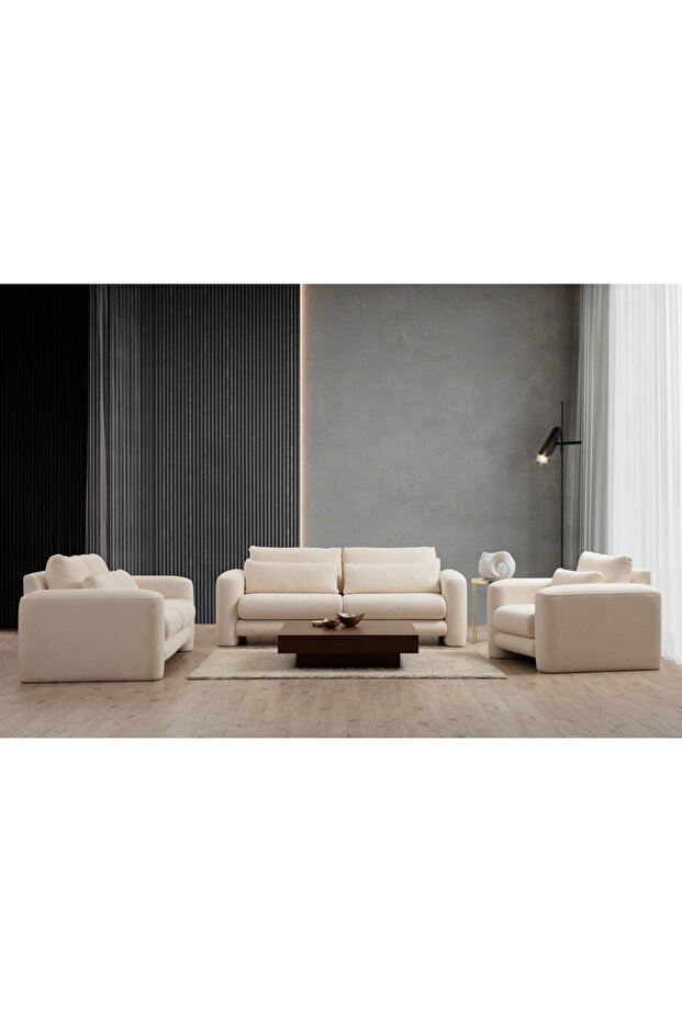 LİLLY BUKLET TEKLİ KOLTUK, KREM - 5