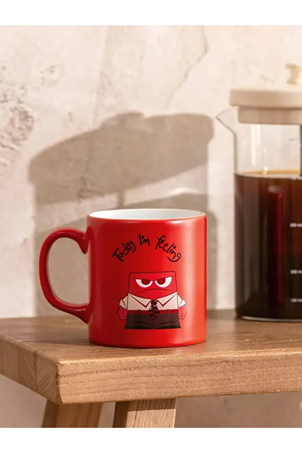 LCW HOME Karışık Ters Yüz Baskılı Seramik Kupa 320 Ml - 1