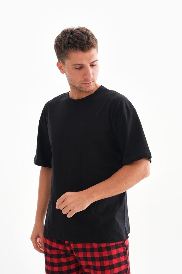Мъжка тениска Oversize Basic - 2