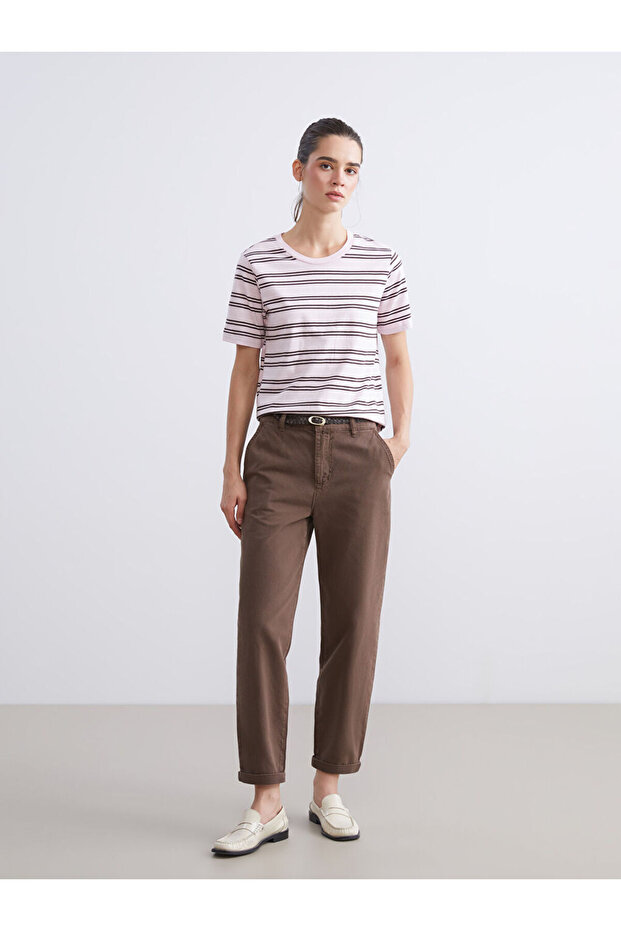 Sparkling Selections from Shining Store | Carrot Fit Women's Jean Pants with Belt
