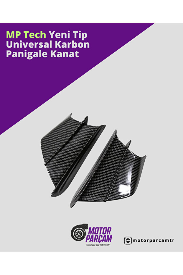 Yeni Tip Universal Karbon Panigale Kanat - 3